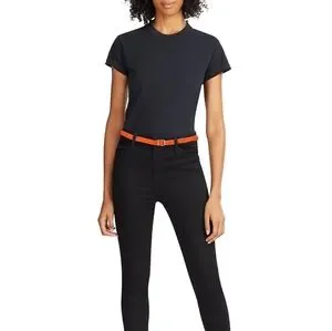 Christian Louboutin Loubi Spike Rubber Belt in Fluorescent Orange Christian Louboutin Loubi Spike Rubber Belt in Fluorescent  main image 3